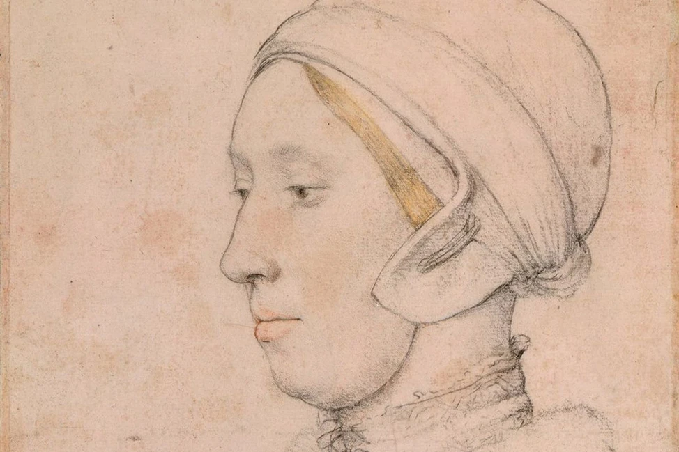 Рисунок Ганса Гольбейна Младшего — вероятный портрет Анны Болейн в профиль, реконструкция внешности, XVI век